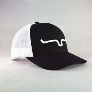 Kimes Ranch Weekly Trucker Hat - Black/White